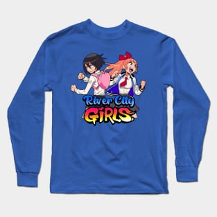 River City Girls: Misako and Kyoko w/ Logo Long Sleeve T-Shirt